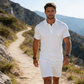 ✨🔥Ensemble d'été deux pièces pour homme, composé d'un polo et d'un short