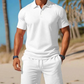 ✨🔥Ensemble d'été deux pièces pour homme, composé d'un polo et d'un short