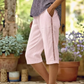 👚 NOUVEAU BEST-SELLER : -50% aujourd’hui ! 🔥Pantalon capri d’été femme avec dentelle ajourée