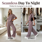 🌿💘 PROMO FLASH 50% ! Ensemble Décontracté Femme 2 Pièces – Tissu Premium Doux, Pantalon Large Confy, Silhouette Fluide, Parfait pour la Maison & le Quotidien 🏡