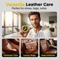 🧴✨ PROMO FLASH 50% ! Crème Universelle de Rénovation Cuir 100g – Nourrit, Nettoie & Répare Chaussures, Canapés, Sacs, Redonne Souplesse & Éclat 👞