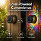 🌞 50 % DE RÉDUCTION MAINTENANT ! 🌀 Lampe solaire mandala – Projection de motifs époustouflants, design 2 en 1 pour sol et mur, étanche IP65, allumage/extinction automatique 🌿