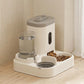 Distributeur automatique 2-en-1 de nourriture et d'eau pour animaux