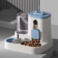 Distributeur automatique 2-en-1 de nourriture et d'eau pour animaux