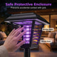 Lampe de jardin et destructrice de moustiques solaire 2 en 1