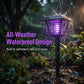 Lampe de jardin et destructrice de moustiques solaire 2 en 1