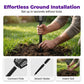 Lampe de jardin et destructrice de moustiques solaire 2 en 1