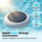 Lampe de piscine flottante à énergie solaire avec télécommande