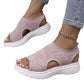 👡 Sandales compensées en maille respirante pour femmes – légères et confortables