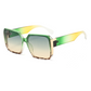 🌸Offre spéciale été – offre à durée limitée💐 Lunettes de soleil rétro de forme carrée avec protection UV