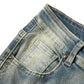 👖 50% DE RÉDUCTION 💥 Jean stretch jambes évasées homme – Effet usé, lavage vintage & patchwork – Denim confortable, look streetwear rétro – parfait pour un style décontracté ou affirmé ✨