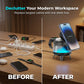 Chargeur magnétique sans fil 3 en 1 avec haut-parleur Bluetooth et lumière d'ambiance