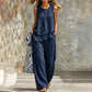 Ensemble haut asymétrique et pantalon large pour femme