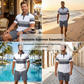 👕 54 % DE RÉDUCTION ! ☀️ Ensemble 2 pièces pour homme (chemise et short) – Confortable, respirant et polyvalent – Idéal pour l'été, les loisirs ou les voyages – Style décontracté et frais 🩳✨