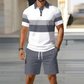 👕 54 % DE RÉDUCTION ! ☀️ Ensemble 2 pièces pour homme (chemise et short) – Confortable, respirant et polyvalent – Idéal pour l'été, les loisirs ou les voyages – Style décontracté et frais 🩳✨