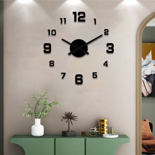 ⏰✨ Kit d'horloge murale 3D lumineuse en acrylique à monter soi-même, facile à poser pour une décoration unique 🏠🖼️