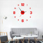 ⏰✨ Kit d'horloge murale 3D lumineuse en acrylique à monter soi-même, facile à poser pour une décoration unique 🏠🖼️
