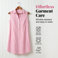🛒 Offre de lancement -53%🌸Robe chemise rayée sans manches pour femmes col en V