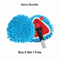 🧹 Têtes de rechange pour balai à franges rotatives en chenille – Recharges en microfibre ultra-absorbantes | Utilisation humide et sèche | Lavables en machine | Compatibles avec la plupart des balais à franges rotatives ✨