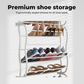 👟🔥 -58% ! Organisateur Chaussures Suspendu Porte – Jusqu'à 36 Paires Métal Robuste Stable, Étagères Inclinées Anti-Glissement Talons Bottes Baskets, Installation Sans Outils Secondes · 3 Coloris · 4-8-12 Étages ✨