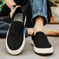 Chaussures slip-on décontractées en toile pour homme