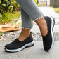 👟 Chaussures de Marche Femme Maille Respirante Sans Lacets – Modèle Orthopédique Semelle Amortissante Confort
