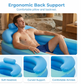Baignoire gonflable isolée à trois couche