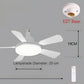🏆 Dernier jour de soldes : 57 % de réduction 🔥 Ventilateur-lampe LED SmartBreez 40 W — 20,5, ultra-silencieux avec télécommande 🎯 | Idéal pour la chambre 😴, la cuisine 👩‍🍳 et le garage 🛠️