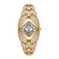 📢📢50% DE RÉDUCTION !! ⏰ Montre à quartz pour femme – Alliage – Cadran en losange et strass pour femme