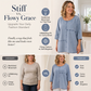 T-shirt à manches courtes pour femme, imprimé denim