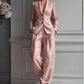 ⌛Soldes de lancement de la collection automne - Ensemble deux pièces pour femme : blazer et pantalon décontractés