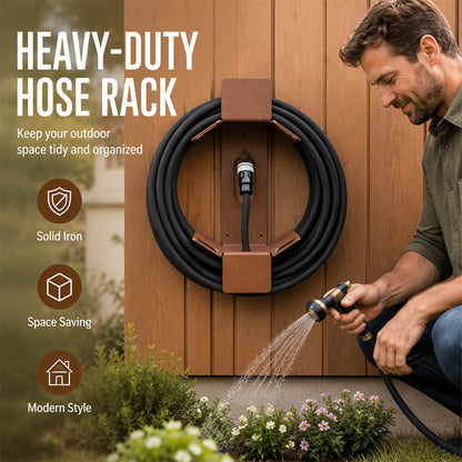 Wall Mounted Iron Garden Hose Holder