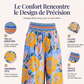 Pantalon large à taille haute à imprimé floral pour femme