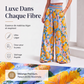 Pantalon large à taille haute à imprimé floral pour femme