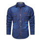 📢📢50% OFF !!⏰ Chemise en Jean à Manches Longues Décontractée pour Homme