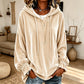 🌙 OFFRE LIMITÉE -50% ! 💕Sweat à capuche en velours décontracté pour femme