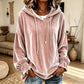 🌙 OFFRE LIMITÉE -50% ! 💕Sweat à capuche en velours décontracté pour femme