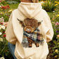 🐮💛 Sweat à Capuche Highland Cow Doublé Polaire – Ultra Doux & Confortable pour les Soirées Fraîches