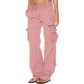 🌙 OFFRE LIMITÉE -50% ! 💕 Pantalon cargo vintage à jambes larges pour femme