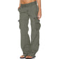 🌙 OFFRE LIMITÉE -50% ! 💕 Pantalon cargo vintage à jambes larges pour femme