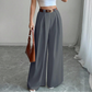 ✨ Pantalon Tailleur Femme Taille Haute – Coupe Large Élégante & Flatteuse