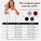 ✨ Robe Femme en Dentelle – Col V Élégant, Féminin & Raffiné