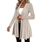 ✨ Cardigan Femme Élégant à Col Ouvert – Coupe Fluide & Style Raffiné