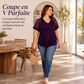 ✨ Haut Femme à Col V – Élégant, Féminin & Détails en Dentelle