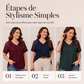 ✨ Haut Femme à Col V – Élégant, Féminin & Détails en Dentelle