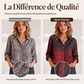 ✨ Chemise Femme Imprimée Vintage – Style Chic, Décontracté & Intemporel