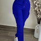 ✨ Pantalon Cargo Femme Taille Élastique – Coupe Décontractée & Confortable