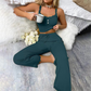 ✨ Ensemble Pyjama Femme 2 Pièces – Caraco en Dentelle & Short Léger pour l’Été