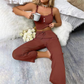 ✨ Ensemble Pyjama Femme 2 Pièces – Caraco en Dentelle & Short Léger pour l’Été