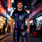 ✨ Ensemble Homme 2 Pièces – T-Shirt à Motif Animalier & Short Décontracté